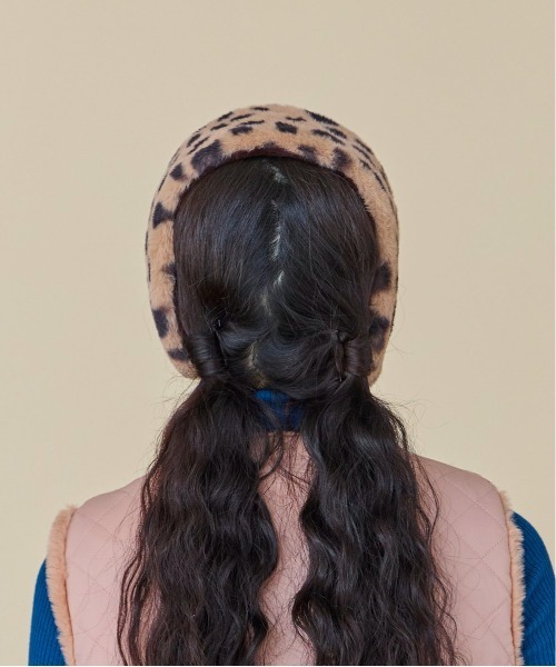 kaorinomori（カオリノモリ）の「kaorinomori ファニーマフ（イヤーマフ・レディース・ホワイト/ブラウン・FREE）」の17枚目の写真