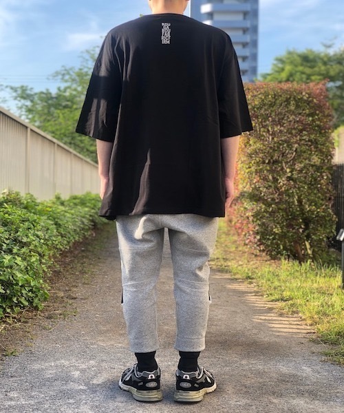 ROUGAROU（ルーガルー）の「4 WORDS SHORT SLEEVES（Tシャツ/カットソー・メンズ・ブラック/オリーブ・3/2）」の7枚目の写真