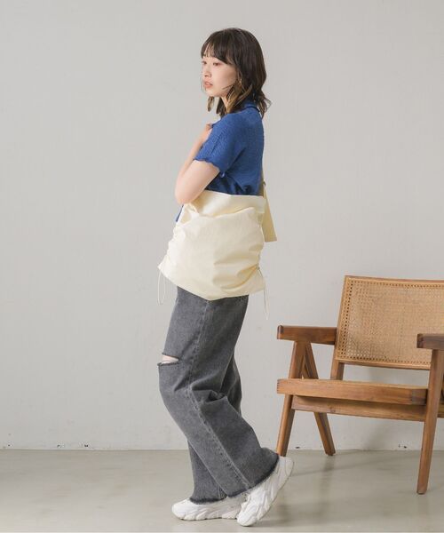 RETRO GIRL（レトロガール）の「スリットデニムPT（デニムパンツ・レディース・ライトブルー/ブラック/ブルー系その他5・MEDIUM/LARGE）」の5枚目の写真