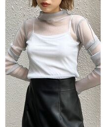 MURUA | ラメシアートップス【WEB限定カットソー】(Tシャツ/カットソー)