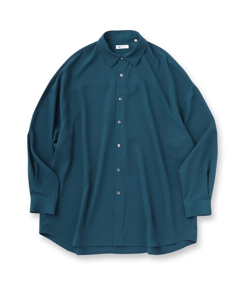 tk.TAKEO KIKUCHI（ティーケータケオキクチ）の「◆なめらかビッグシャツ（シャツ/ブラウス・メンズ・ブラック/オフホワイト/ブルー/ブラウン系その他・03/01/02）」の7枚目の写真