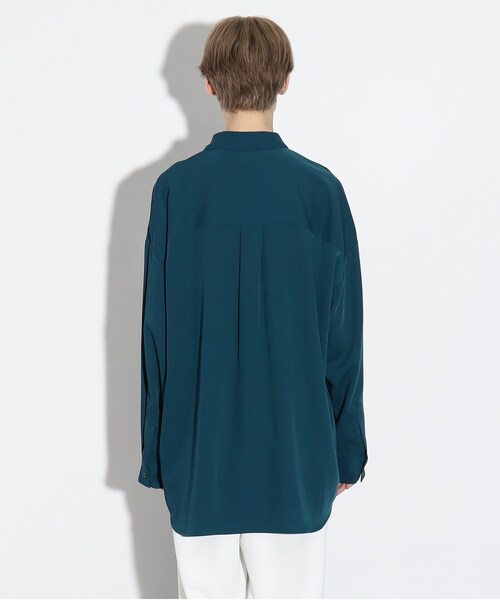 tk.TAKEO KIKUCHI（ティーケータケオキクチ）の「◆なめらかビッグシャツ（シャツ/ブラウス・メンズ・ブラック/オフホワイト/ブルー/ブラウン系その他・03/01/02）」の10枚目の写真