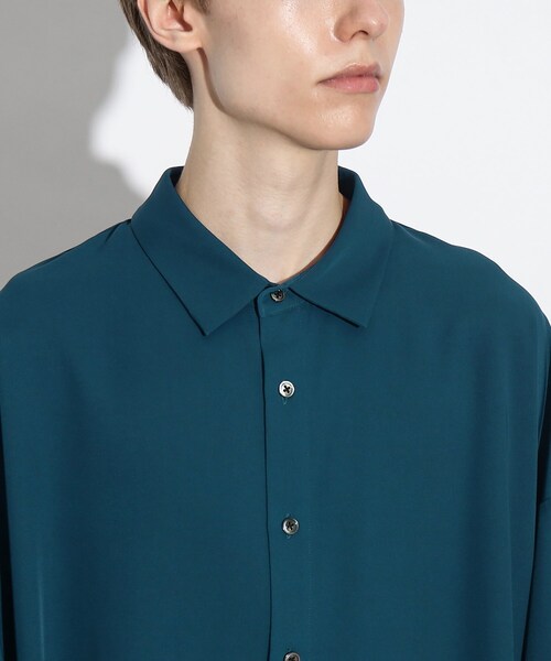 tk.TAKEO KIKUCHI（ティーケータケオキクチ）の「◆なめらかビッグシャツ（シャツ/ブラウス・メンズ・ブラック/オフホワイト/ブルー/ブラウン系その他・03/01/02）」の11枚目の写真