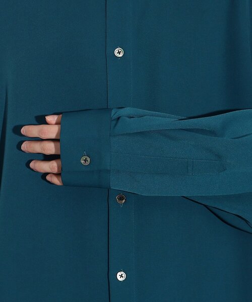 tk.TAKEO KIKUCHI（ティーケータケオキクチ）の「◆なめらかビッグシャツ（シャツ/ブラウス・メンズ・ブラック/オフホワイト/ブルー/ブラウン系その他・03/01/02）」の12枚目の写真