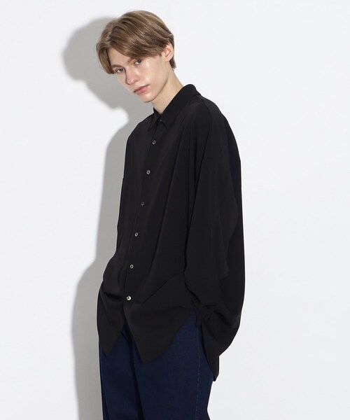 tk.TAKEO KIKUCHI（ティーケータケオキクチ）の「◆なめらかビッグシャツ（シャツ/ブラウス・メンズ・ブラック/オフホワイト/ブルー/ブラウン系その他・03/01/02）」の20枚目の写真