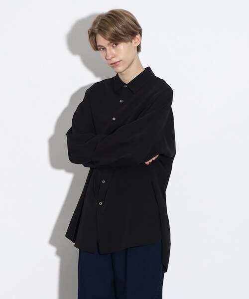 tk.TAKEO KIKUCHI（ティーケータケオキクチ）の「◆なめらかビッグシャツ（シャツ/ブラウス・メンズ・ブラック/オフホワイト/ブルー/ブラウン系その他・03/01/02）」の21枚目の写真