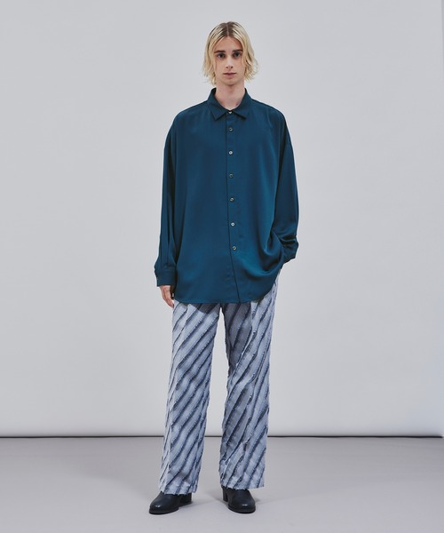 tk.TAKEO KIKUCHI（ティーケータケオキクチ）の「◆なめらかビッグシャツ（シャツ/ブラウス・メンズ・ブラック/オフホワイト/ブルー/ブラウン系その他・03/01/02）」の6枚目の写真