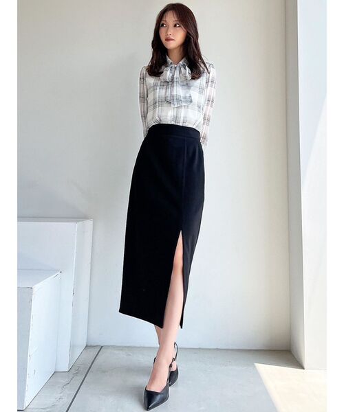 RESEXXY（リゼクシー）の「シアースリーブボウタイブラウス（シャツ/ブラウス・レディース・その他1/アイボリー/ブラック/その他・FREE）」の7枚目の写真