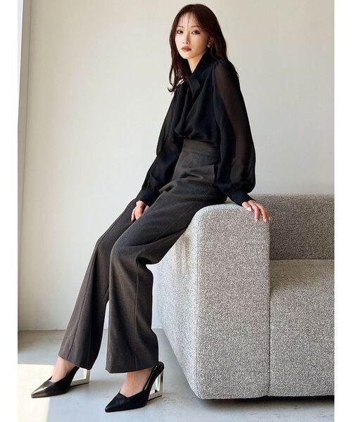 RESEXXY（リゼクシー）の「シアースリーブボウタイブラウス（シャツ/ブラウス・レディース・その他1/アイボリー/ブラック/その他・FREE）」の21枚目の写真