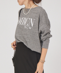 【AMERICANA×MICA＆DEAL/ アメリカーナ×マイカ】AMRCN Tee　ロンＴ