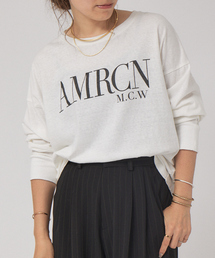 【AMERICANA×MICA&DEAL/ アメリカーナ×マイカ】AMRCN Tee ロンT