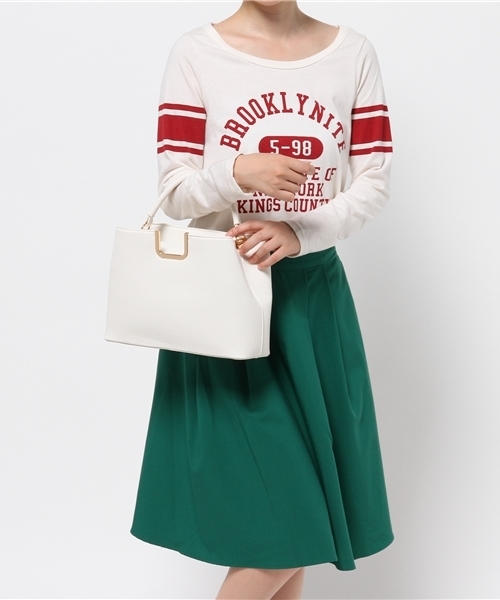 Every very nice claup（エブリィベリーナイスクラップ）の「【Every very nice claup】　ケイト２ＷＡＹショルダー（ショルダーバッグ・レディース・ホワイト/ピンク/ブラック・FREE）」の4枚目の写真