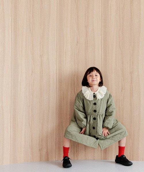 LOWRYS FARM（ローリーズファーム）の「キルティングワンピコート　903918（その他アウター・キッズ・カーキ/ブラック・110cm/120cm/130cm/140cm/150cm）」の11枚目の写真