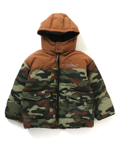 BREEZE（ブリーズ）の「【洗える・フード取り外し可】ふわ軽インサレーションアウター（ダウンジャケット/コート・キッズ・ピンク/オレンジ/キャメル/エメラルド/ベージュ/レインボー/パープル/マルチ/カモフラージュ/ブラック・90/150/110/130/120/80/100/140）」の20枚目の写真