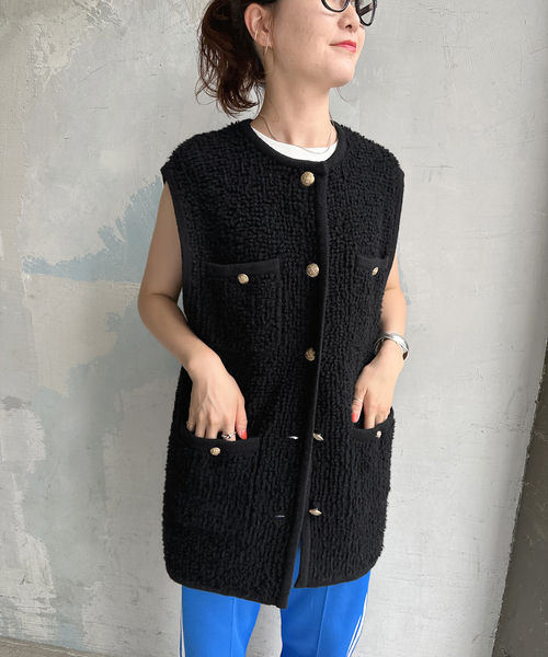 セール】【ADAWAS / アダワス】LOOP KNITTED VEST（その他アウター