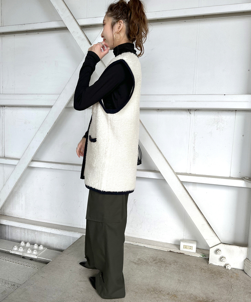 セール】【ADAWAS / アダワス】LOOP KNITTED VEST（その他アウター