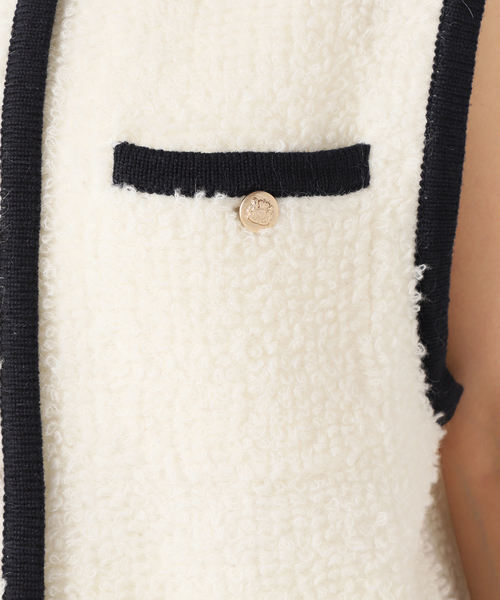 新品　Spick and Span ADAWAS アダワス　ループニットベスト セール】【ADAWAS / アダワス】LOOP KNITTED VEST（その他