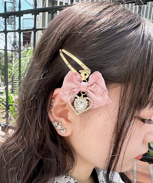 ROJITA（ロジータ）の「ハートフリルビジュ付きフリルリボン