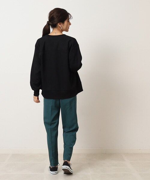 SHOO・LA・RUE（シューラルー）の「◆カジュアル過ぎない 裏毛 ドットボタン カーディガン（カーディガン/ボレロ・レディース・アイボリー/ダークオレンジ/グレー/ブラック・03/02/04）」の20枚目の写真