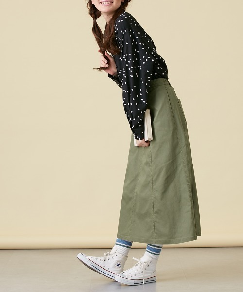 Le temps riche(ルタンリッシュ)の「ドットプリントシャツ<Le temps riche>(シャツ/ブラウス・レディース・ブラック/グリーン/オフホワイト・M/L)」の15枚目の写真