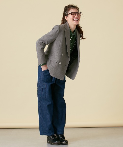 Le temps riche(ルタンリッシュ)の「ドットプリントシャツ<Le temps riche>(シャツ/ブラウス・レディース・ブラック/グリーン/オフホワイト・M/L)」の19枚目の写真