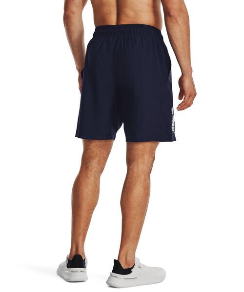 UNDER ARMOUR(アンダーアーマー)の「UAウーブン ロゴグラフィック ショーツ(トレーニング/メンズ)(その他パンツ・メンズ・ネイビー・M/XXL/L/XL/S)」の2枚目の写真