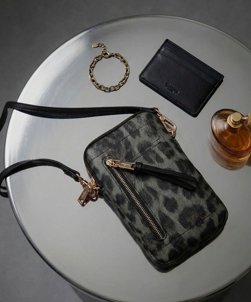 FUNALIVE（ファンアライブ）の「Pisoraro エコバッグ付き スマホポシェット（ショルダーバッグ・レディース・グレイッシュベージュ/スモークピンク/ブラック/ホワイト系その他/ライトグリーン/サーモンピンク/ブラウン系/ブラウン/グレー系その他/グレイッシュブルー/ライトイエロー/ネイビー/ブラック系その他/ラベンダー/レッド/グレー系/ダークグリーン/マジェンタ/ホワイト×ブラック/シルバー/グレー/ベージュ/パイソン/グリーン/ブラック系その他2/アイボリー/グレー系その他2/ブルー系その他/ベージュ系その他・FREE）」の10枚目の写真