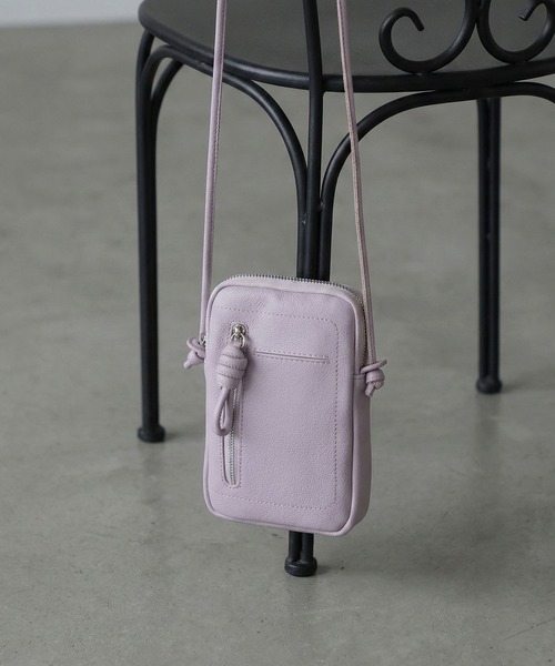 FUNALIVE（ファンアライブ）の「Pisoraro エコバッグ付き スマホポシェット（ショルダーバッグ・レディース・グレイッシュベージュ/スモークピンク/ブラック/ホワイト系その他/ライトグリーン/サーモンピンク/ブラウン系/ブラウン/グレー系その他/グレイッシュブルー/ライトイエロー/ネイビー/ブラック系その他/ラベンダー/レッド/グレー系/ダークグリーン/マジェンタ/ホワイト×ブラック/シルバー/グレー/ベージュ/パイソン/グリーン/ブラック系その他2/アイボリー/グレー系その他2/ブルー系その他/ベージュ系その他・FREE）」の22枚目の写真