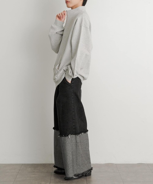 SENSE OF PLACE by URBAN RESEARCH(センスオブプレイスバイアーバンリサーチ)の「ハーフZIPスウェットシャツ(スウェット・メンズ・ブラック/ボルドー/グレー系その他・MEDIUM/LARGE)」の10枚目の写真