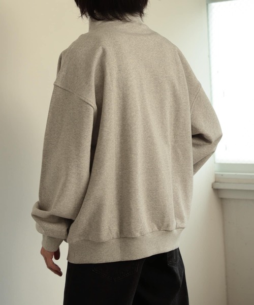 SENSE OF PLACE by URBAN RESEARCH(センスオブプレイスバイアーバンリサーチ)の「ハーフZIPスウェットシャツ(スウェット・メンズ・ブラック/ボルドー/グレー系その他・MEDIUM/LARGE)」の13枚目の写真