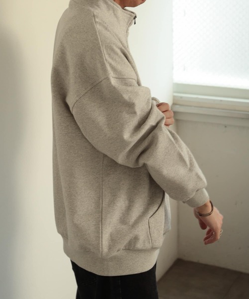 SENSE OF PLACE by URBAN RESEARCH(センスオブプレイスバイアーバンリサーチ)の「ハーフZIPスウェットシャツ(スウェット・メンズ・ブラック/ボルドー/グレー系その他・MEDIUM/LARGE)」の14枚目の写真