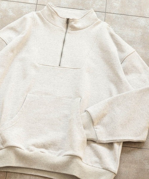 SENSE OF PLACE by URBAN RESEARCH(センスオブプレイスバイアーバンリサーチ)の「ハーフZIPスウェットシャツ(スウェット・メンズ・ブラック/ボルドー/グレー系その他・MEDIUM/LARGE)」の19枚目の写真