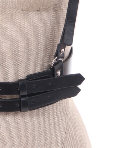 axes femme POETIQUE（アクシーズファムポエティック）の「合皮ハーネスベルト（ベルト・レディース・ワイン/ブラック・FREE）」の18枚目の写真