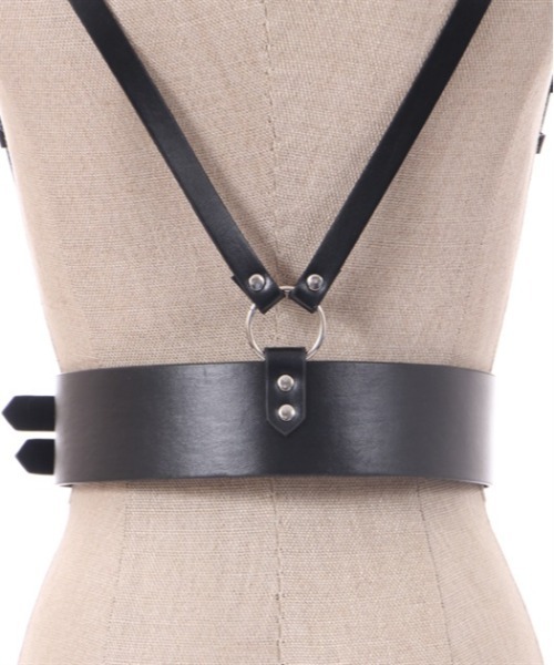 axes femme POETIQUE（アクシーズファムポエティック）の「合皮ハーネスベルト（ベルト・レディース・ワイン/ブラック・FREE）」の21枚目の写真