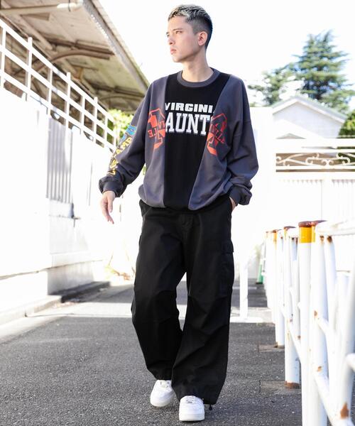 WEGO(ウィゴー)の「WEGO/ドッキンググラフィックプルオーバー(スウェット・メンズ・その他3/その他2/その他1・LARGE/MEDIUM)」の6枚目の写真