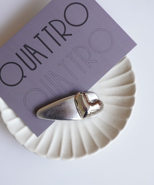 BARELY BLUE（ベアリーブルー）の「【 BARELY BLUE / ベアリーブルー 】 メタリック ハート ヘアピン（ヘアピン・レディース・ゴールド/ブラック/シルバー・FREE）」の7枚目の写真