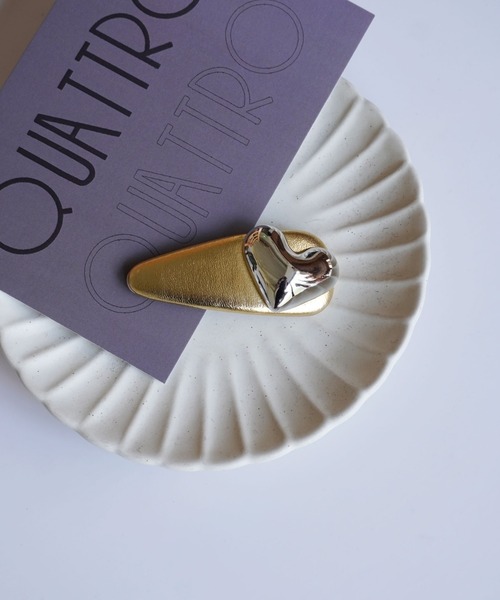 BARELY BLUE（ベアリーブルー）の「【 BARELY BLUE / ベアリーブルー 】 メタリック ハート ヘアピン（ヘアピン・レディース・ゴールド/ブラック/シルバー・FREE）」の8枚目の写真