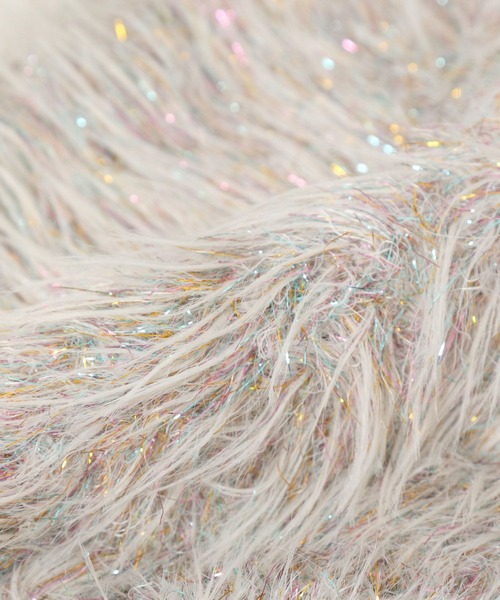 JEANASIS（ジーナシス）の「シャギーラメトートBAG/975075（ハンドバッグ・レディース・ホワイト/ライトグレー/チャコールグレー・FREE）」の19枚目の写真