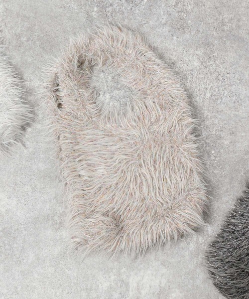 JEANASIS（ジーナシス）の「シャギーラメトートBAG/975075（ハンドバッグ・レディース・ホワイト/ライトグレー/チャコールグレー・FREE）」の18枚目の写真