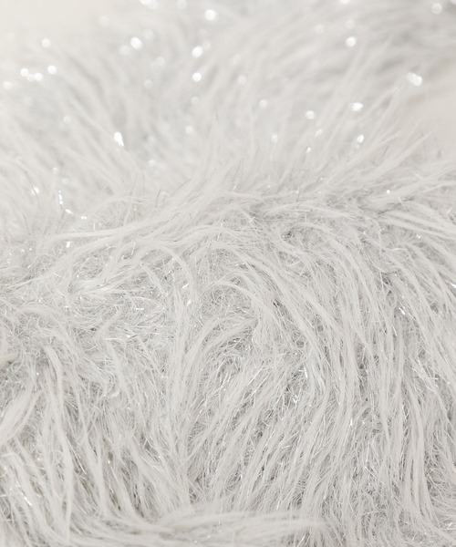 JEANASIS（ジーナシス）の「シャギーラメトートBAG/975075（ハンドバッグ・レディース・ホワイト/ライトグレー/チャコールグレー・FREE）」の15枚目の写真