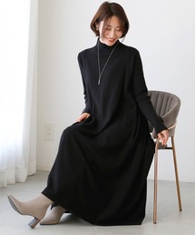 Ehre style（エーレスタイル）の「ゆったりで華奢見えロングニットワンピース（ワンピース）」