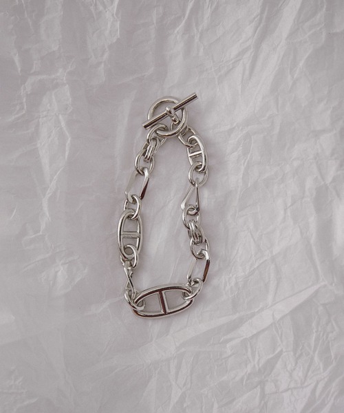 JUNRED(ジュンレッド)の「ital.from JUNRed / multi chain link bracelet(ブレスレット・メンズ・シルバー/ゴールド・FREE)」の1枚目の写真