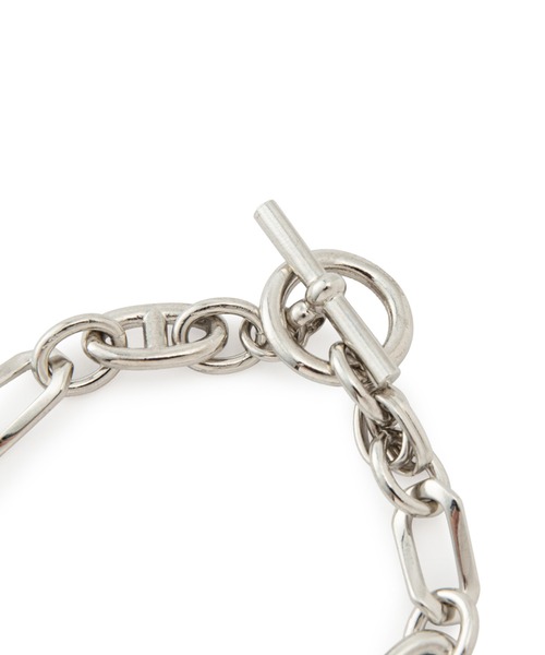 JUNRED(ジュンレッド)の「ital.from JUNRed / multi chain link bracelet(ブレスレット・メンズ・シルバー/ゴールド・FREE)」の11枚目の写真