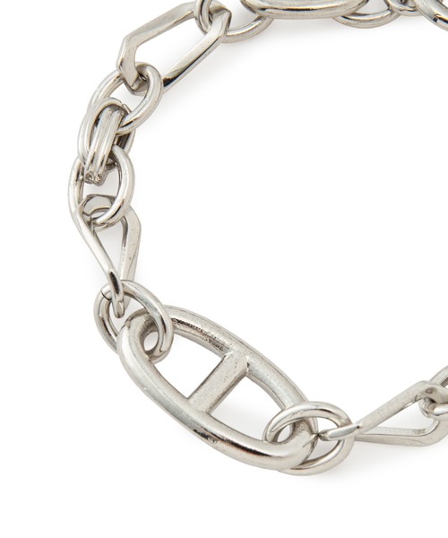JUNRED(ジュンレッド)の「ital.from JUNRed / multi chain link bracelet(ブレスレット・メンズ・シルバー/ゴールド・FREE)」の9枚目の写真