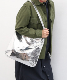 cache cache | カシュカシュ cachecache / クラッシュメタリック2wayホーボーショルダー(ショルダーバッグ)