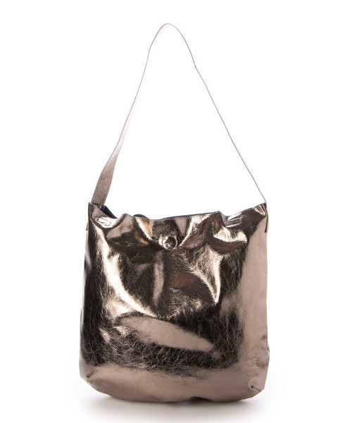 cache cache(カシュ カシュ)の「カシュカシュ cachecache / クラッシュメタリック2wayホーボーショルダー(ショルダーバッグ・レディース・シルバー/ブラック/シルバー系その他/ゴールド・FREE)」の14枚目の写真