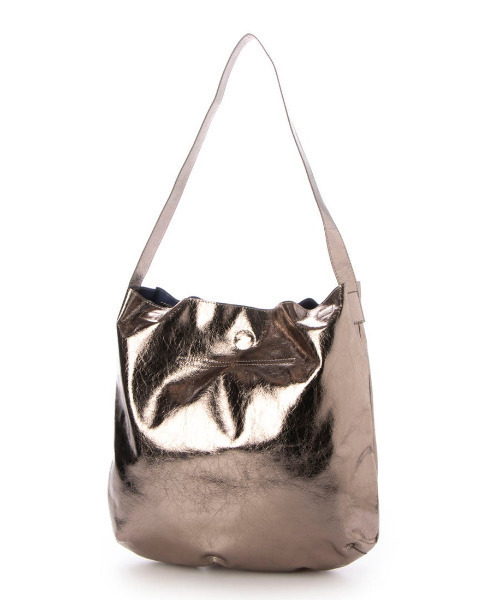 cache cache(カシュ カシュ)の「カシュカシュ cachecache / クラッシュメタリック2wayホーボーショルダー(ショルダーバッグ・レディース・シルバー/ブラック/シルバー系その他/ゴールド・FREE)」の15枚目の写真