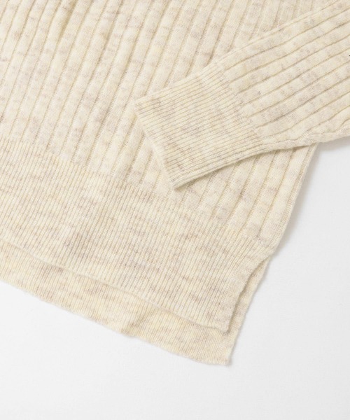 ITEMS URBANRESEARCH（アイテムズ アーバンリサーチ）の「スキッパーニットプルオーバー（ニット/セーター・レディース・ブルー/イエロー/アイボリー・FREE）」の11枚目の写真