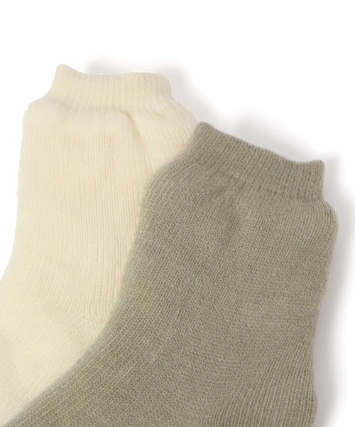LEPSIM(レプシィム)の「【ホカロン×LEPSIM】無地ソックス 981573(ソックス/靴下・レディース・アイボリー/グレー/レッド・ONE SIZE)」の13枚目の写真