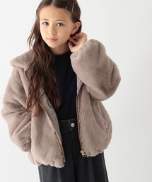 GLOBAL WORK | 洗えるフワモコファーZIPパーカー/969855(その他アウター)